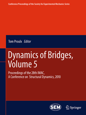 cover image of Dynamics of Bridges, Volume 5